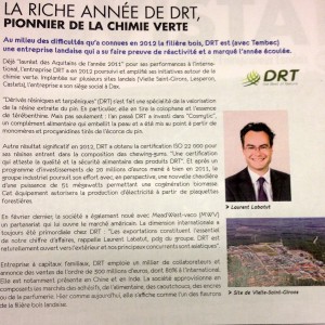 La riche année de DRT