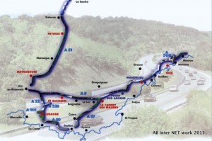 Réseau routier Escota