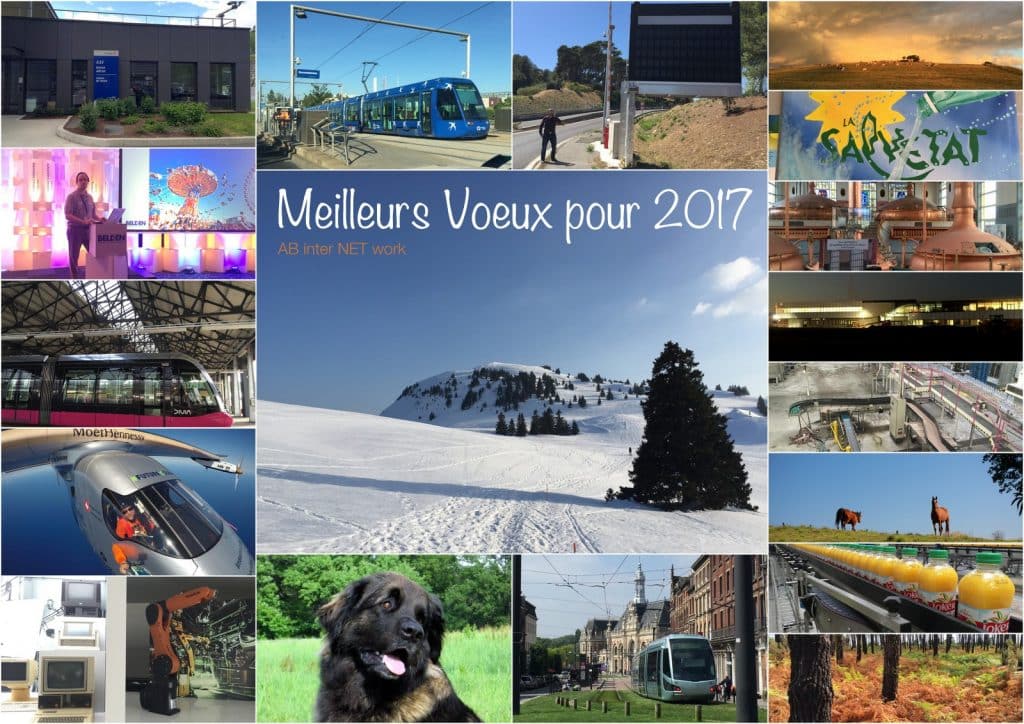 Photomontage de quelques missions et évènements importants de l'année 2016